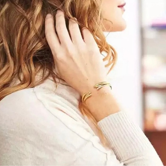 Michelle Campbell Gold Talon Bracelet Set - Picture 1 of 9